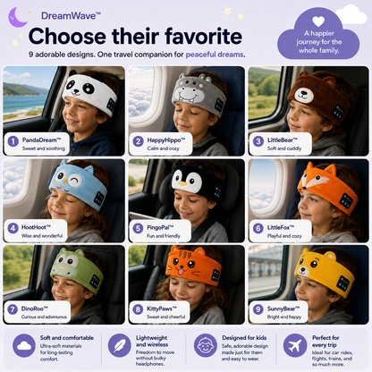 DreamWave™ - Bluetooth Sleep Headband